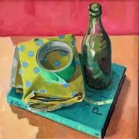 Green Bottle by Janette Hayhoe