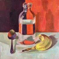 Bottle with Banana by Janette Hayhoe