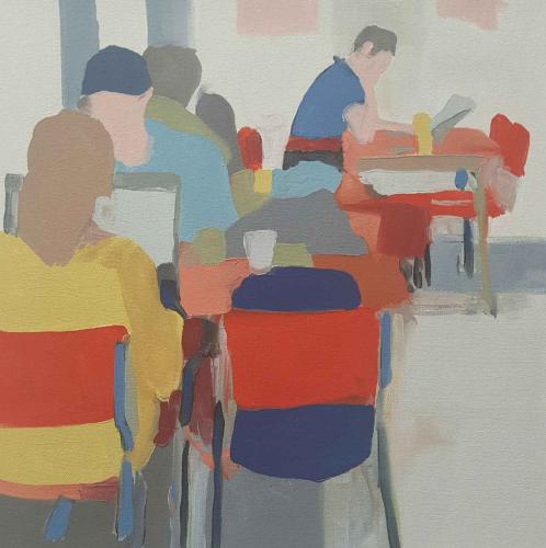 Cafe Study 1 by Sherry Czekus
