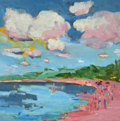 Beach On The Bay by Valerie Ryan