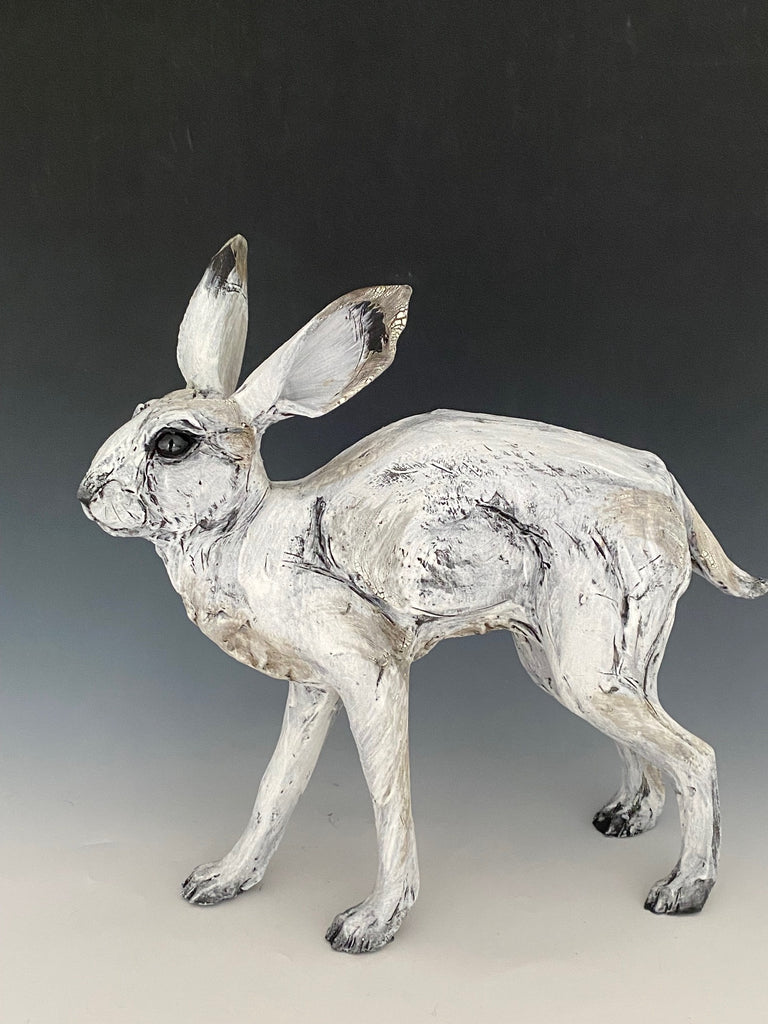 Standing Hare by Mary Philpott