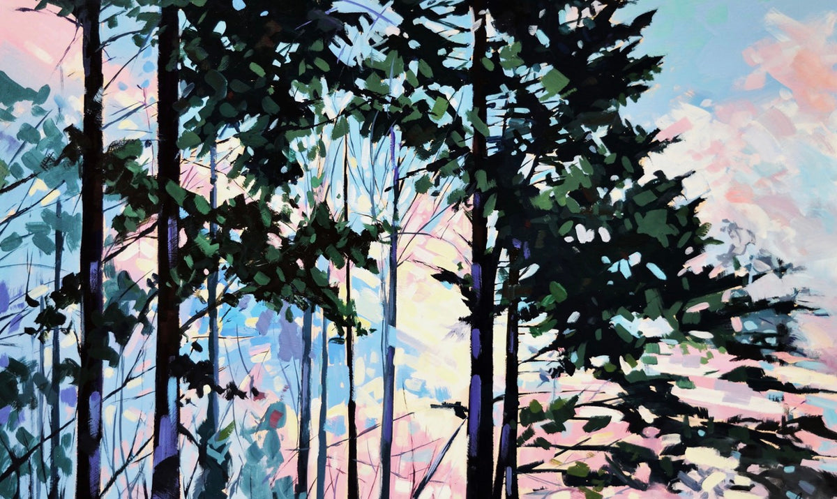 Cascade — painting by Robert Séguin