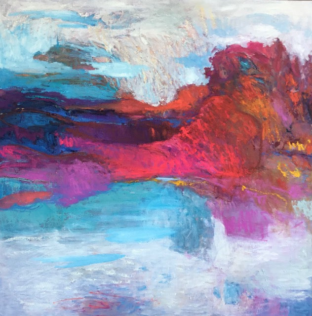 Conversation on the Dock by Carol Finkbeiner Thomas
