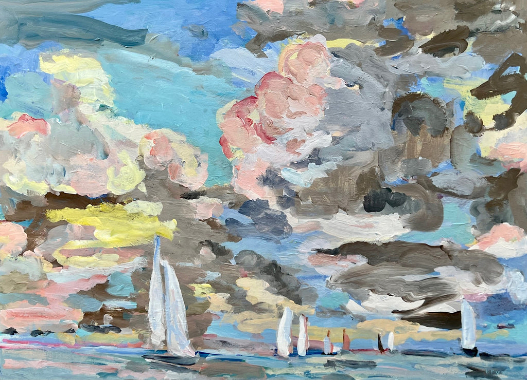 Golden Clouds + Sails by Valerie Ryan