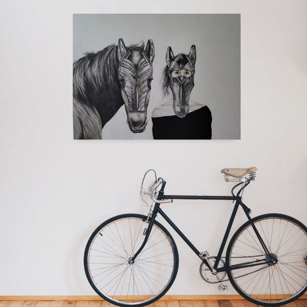 Giddy Up by Beverley Hawksley in situ