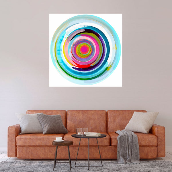 Key West Happy Hour (White Frame) by Brooke Palmer in situ