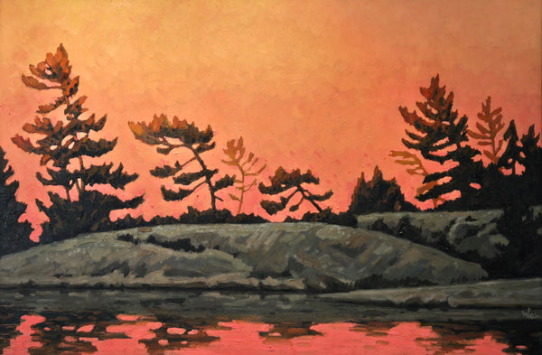 Silhouettes, Mink Islands by Bryan Wall