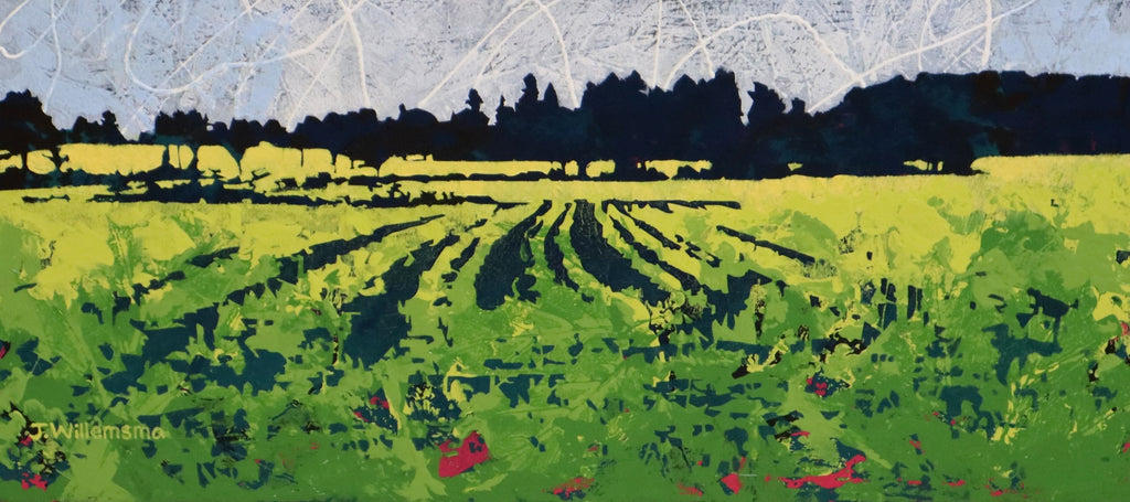 Yellow Fields by Judy Willemsma