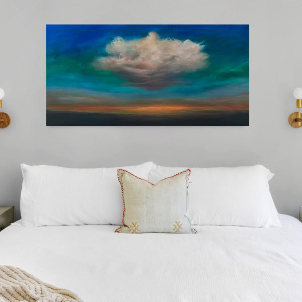 Dreams In Turquoise by Melody Madden in situ