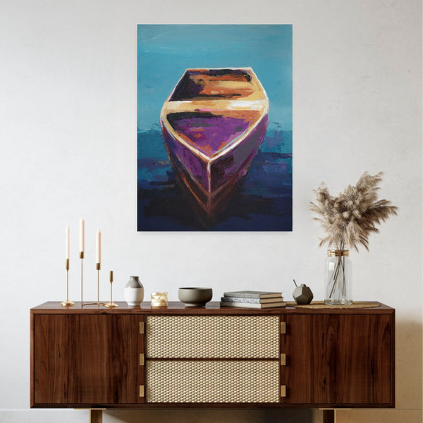Row Boat by Peter Colbert in situ