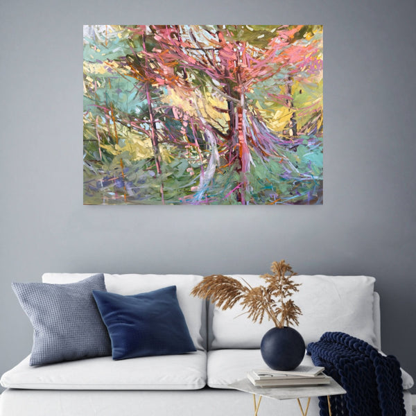 Dancing With Butterflies by Sheila Davis in situ