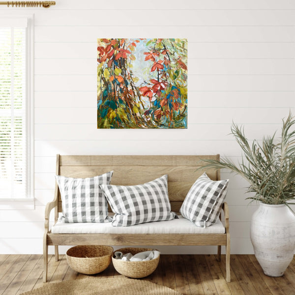 Reaching The Warm by Sheila Davis in situ