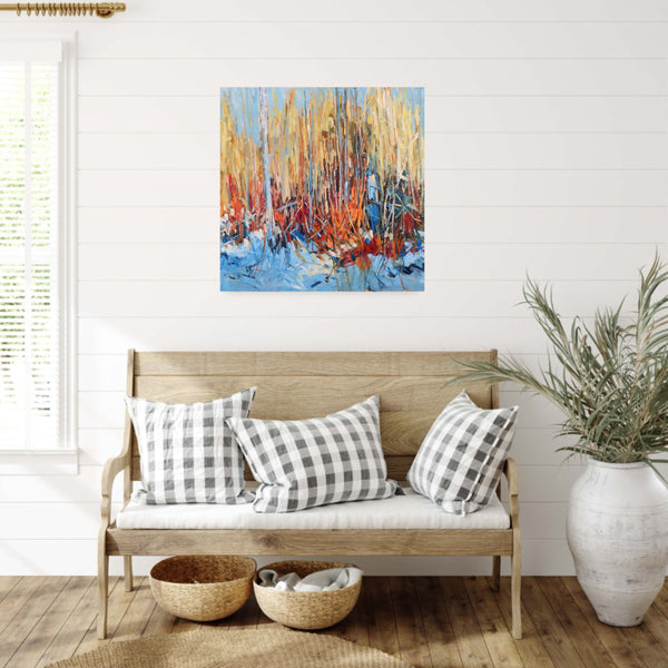 Where the Long Grass Grows by Sheila Davis in situ