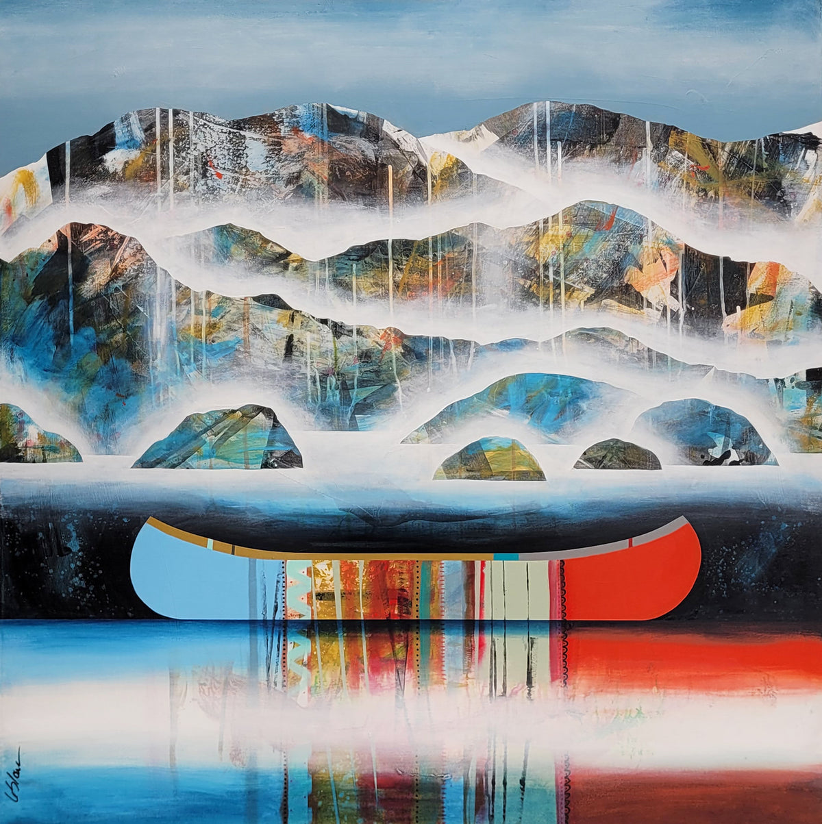 Je serai là à t’attendre — painting by Sylvain Leblanc