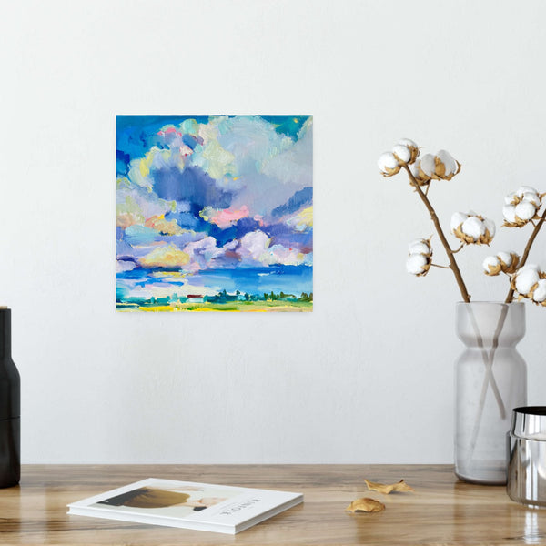 September Skying by Valerie Ryan in situ