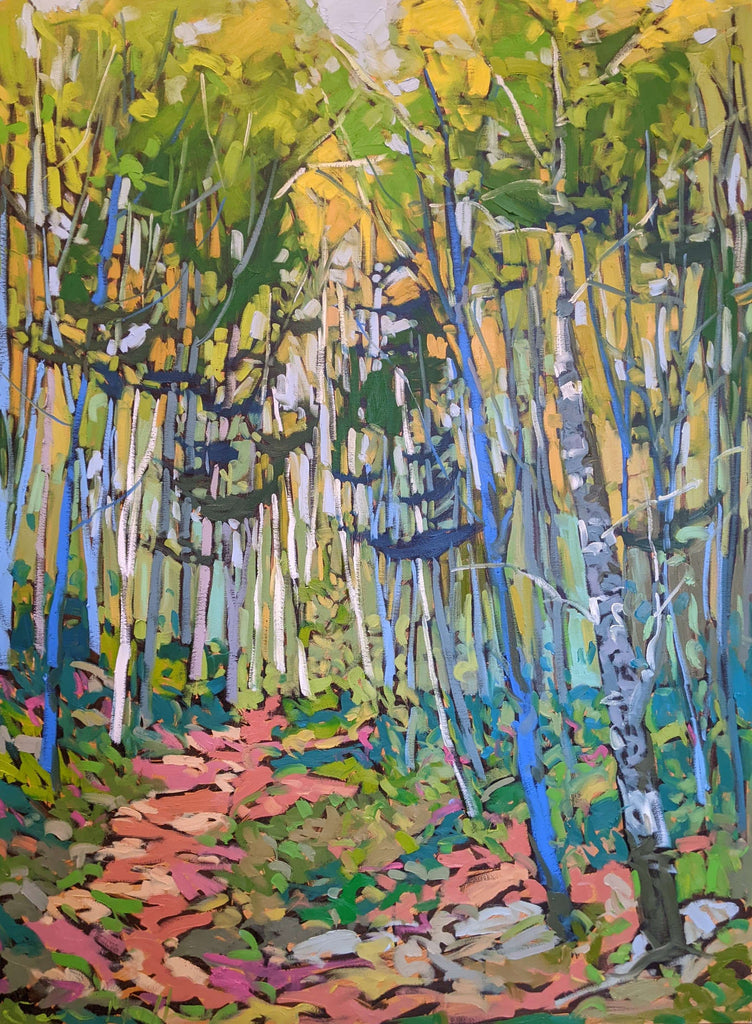 Forested Path by Sara Alex Mullen