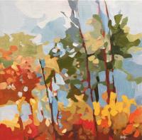 Abstracted Forest by Holly Ann Friesen