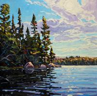 A Peaceful Paddle Rock Lake by Ryan Sobkovich