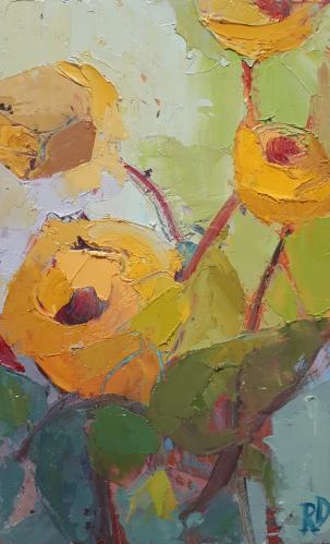 Yellow Roses by Rossana Dewey