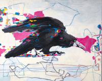Rainbow Crow #1 by Clara Kim
