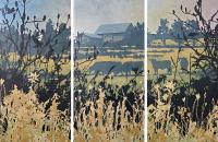 Fields of Gold - Triptych by Judy Willemsma