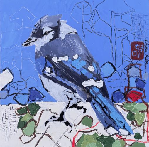 Blue Jay #4 by Clara Kim
