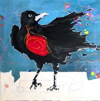 Crow who Swallowed the Sun by Clara Kim