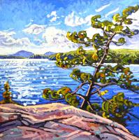 Hiking On Wolf Lake Temagami by Ryan Sobkovich